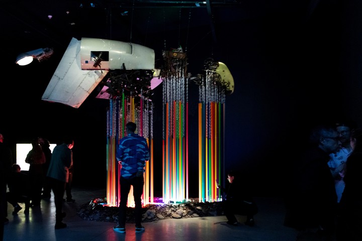 Océano interior. Obra de Max Hooper Schneider. Foto: JosefinaTommasi, gentileza Museo Moderno.