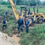 Instalaron una bomba para drenar las zonas anegadas en Villa Río Bermejito