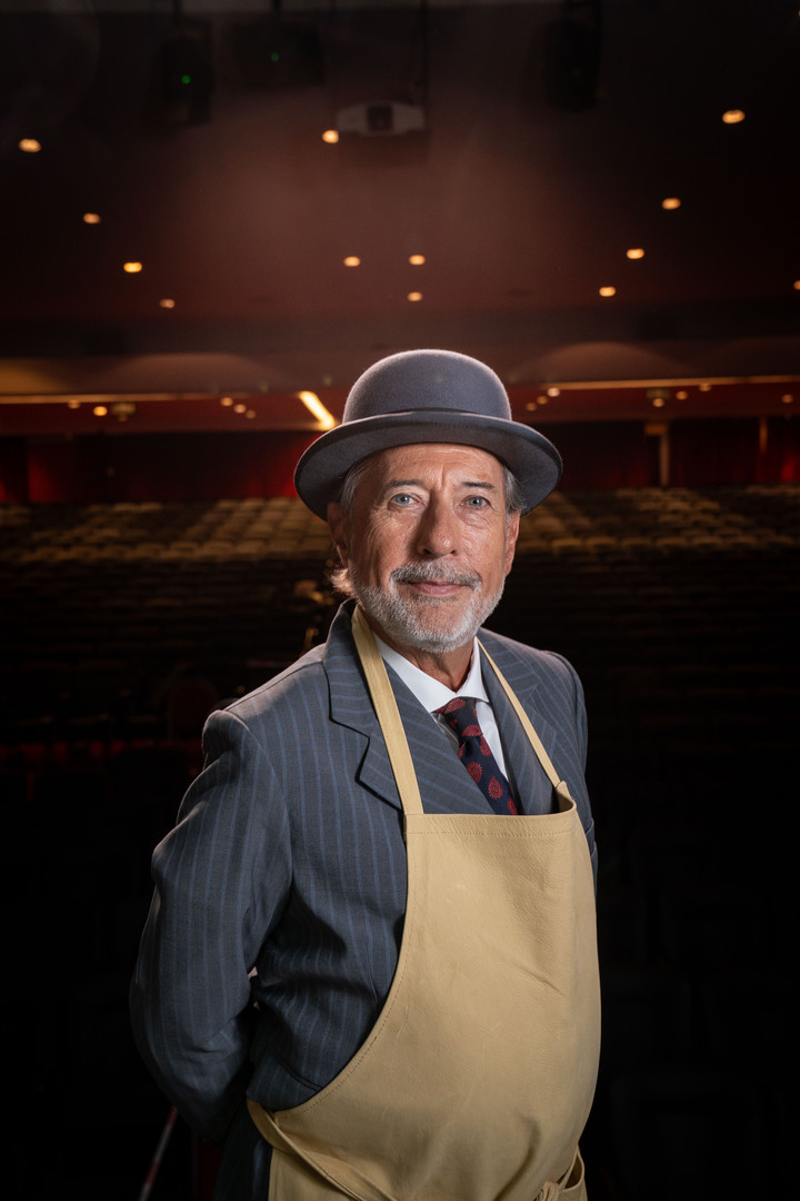 Guillermo Francella es Chance Gardiner, en "Desde el Jardín", en el Mtropolitan. Foto: Fernando de la Orden 