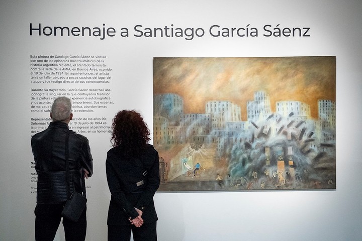 La obra de Santiago García Sáenz ya está expuesta en el MNBA.