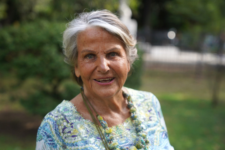 La artista Silke. Foto: Guillermo Rodríguez Adami. 