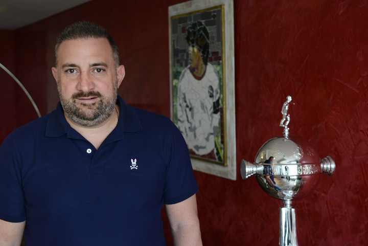  CRISTIAN MALASPINA PRESIDENTE DE ARGENTINOS JUNIORS. Foto: Luciano Thieberger. 