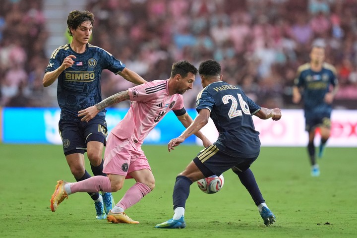  Lionel Messi contra Philadelphia Union (AP).