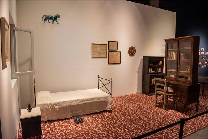 Borges ecos de un nombre en la Sala Cronopios del Centro Cultural Recoleta. Foto: gentileza.