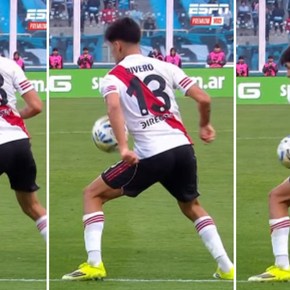 La secuencia de la jugada del penal de Belgrano