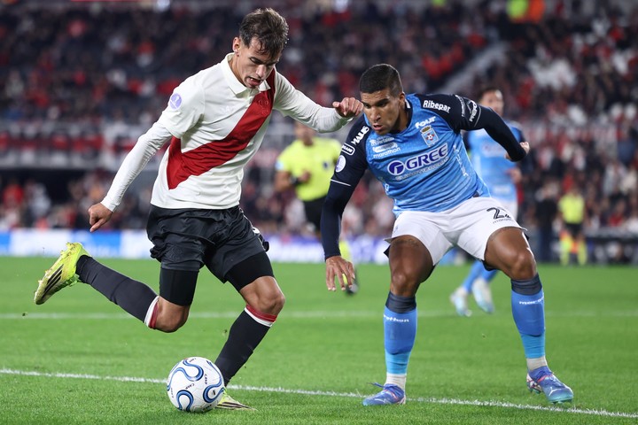 Freitas, clave en River. EFE/ Juan Ignacio Roncoroni