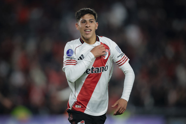 El gol de Lautaro Pereyra en el Monumental.
Foto: FOTOBAIRES