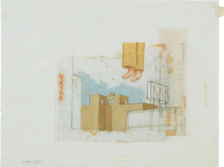 Sin título, de Study for linchados lynching (2009), de Francis Alys (colección Balanz). Foto: gentileza.