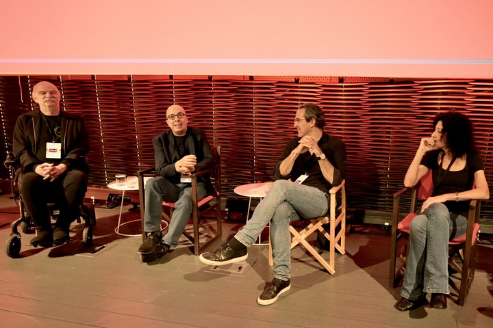Martín Caparrós, Jorge Volpi, Juan Gabriel Vásquez y Leila Guerriero debatieron en Madrid sobre el "desorden" de América Latina. Foto: Cézaro De Luca