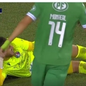 Video: el gesto del arquero de Audax que hizo calentar a Barracas en su eliminación de la Sudamericana
