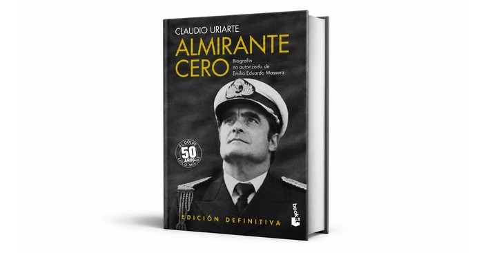 Almirante cero, biografía no autorizada de Emilio Eduardo Massera, de Claudio Uriarte (Planeta). Foto: imagen generada con inteligencia artificial.