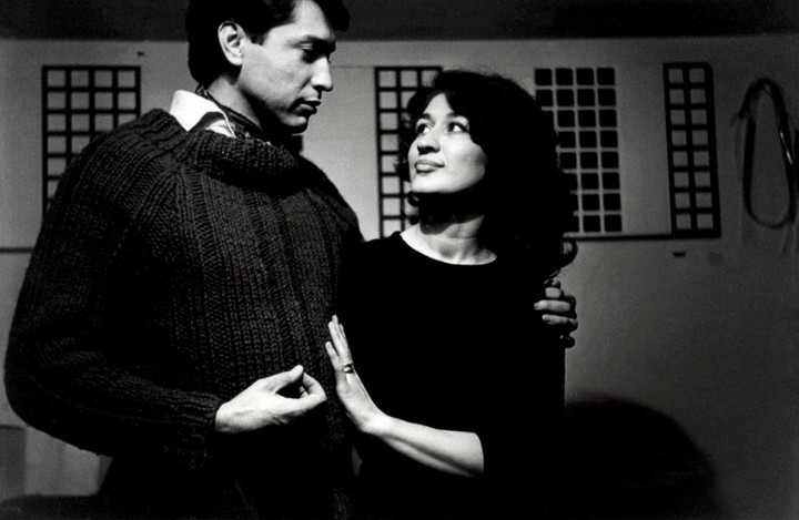 Julio Le Parc y Martha, su mujer artista, en 1960. 