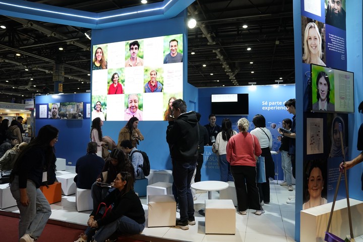 Por segunda vez BoM Experience, que integra los stands de FamilySearch y SirveAhora. Foto: Fernando de la Orden.