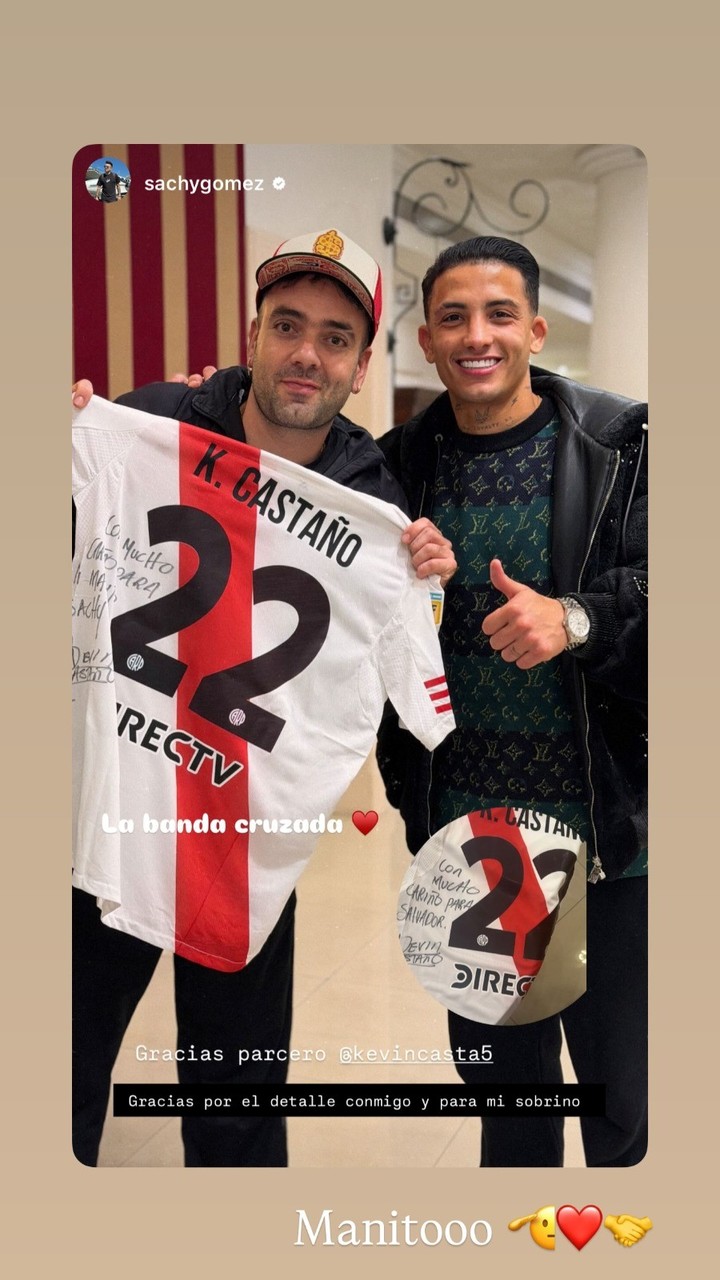La foto que posteó Kevin Castaño en Instagram.