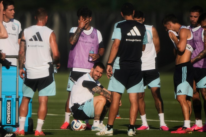 Entrenamiento de la Selección en Kansas.