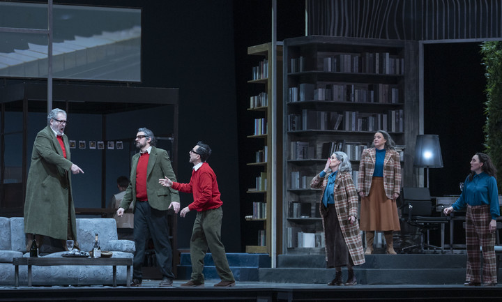 Una pareja, a los 25, a los 50 y a los 75 años, es la clave de la ópera "Dementia". Foto: Juanjo Bruzza