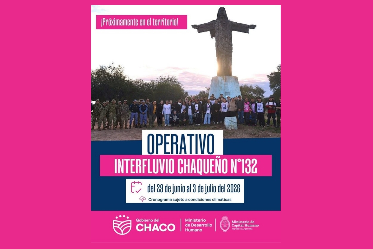 DESARROLLO HUMANO CONFIRMÓ LA ENTREGA DE MÓDULOS ÑACHEC Y ANUNCIÓ UN NUEVO OPERATIVO INTERFLUVIO EN EL IMPENETRABLE