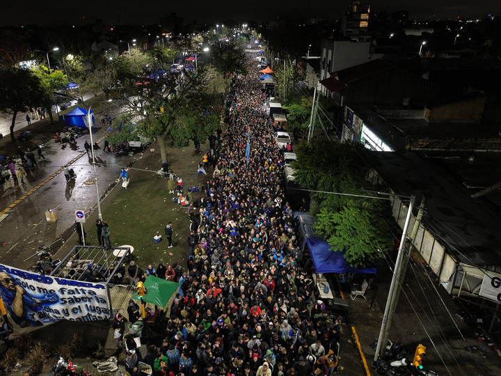 Funeral del Indio Solari en Parque Domínico de Avellaneda. Foto: Santi García Díaz