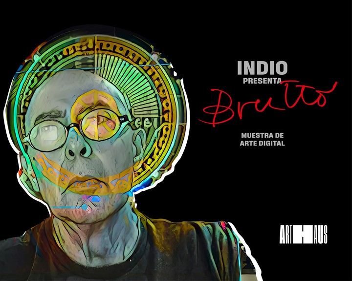 La muestra del Indio Solari titulada Brutto en Arthaus. Foto: gentileza.