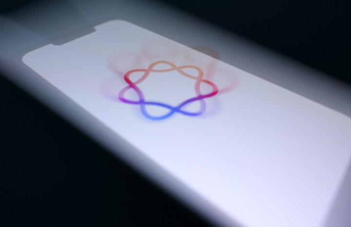 El logo de Siri AI. Foto: EFE.