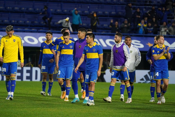 La derrota de Boca con Banfield en 2022 (Foto: Juano Tesone).
