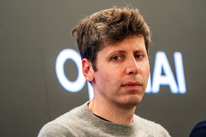 Sam Altman, CEO de OpenAI. Foto: Bloomberg