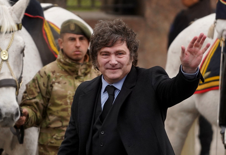 Javier Milei, presidente argentino, entusiasta de la IA. Foto: Guillermo Rodíguez Adami