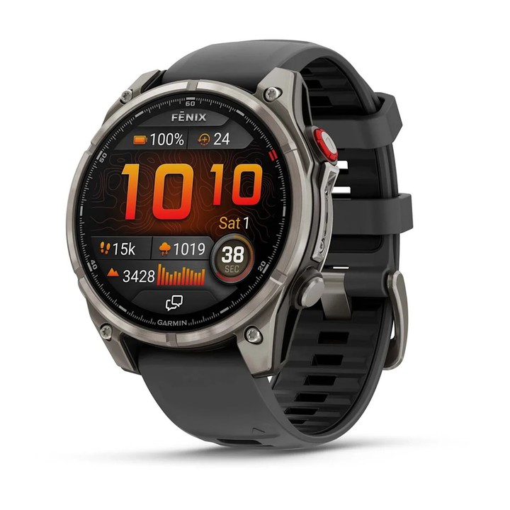 Garmin Fenix 8 Pro. Ideal para expediciones con cartografía avanzada. $ 2.177.999.