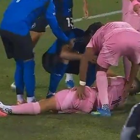 Alarma en la MLS: Germán Berterame sufrió un durísimo golpe y debió ser retirado de emergencia por una ambulancia