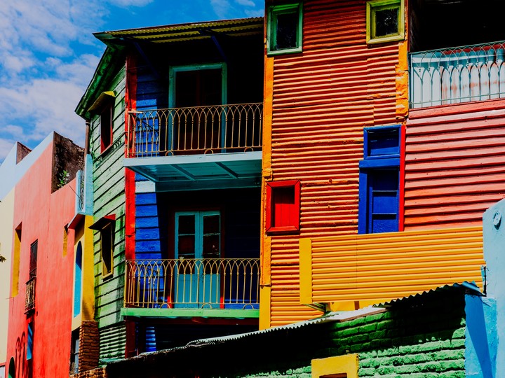 Los colores de La Boca en la lente del pianista británico residente en Madrid James Rhodes. Foto: James Rhodes, gentileza.