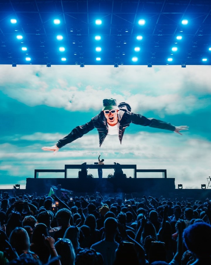 El show de Fisher, uno de los artistas de Creamfields UK que también estará en la edición argentina.