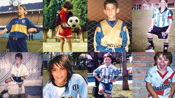 Los comienzos de los jugadores de la Selección, en clubes de barrio.