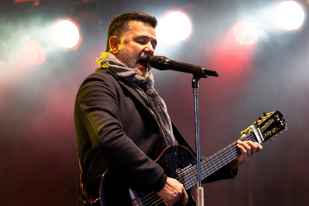 Jorge Rojas cerró la segunda noche de la 55ª Fiesta Nacional de la Nieve. Foto: Power Link