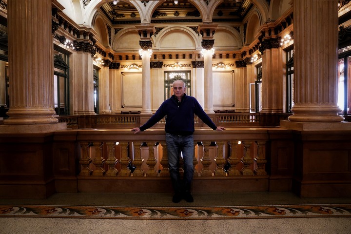 Fabio Sparvoli, en el Colón. "Otello" es una coproducción entre el Teatro y el Auditorio de Tenerife. Foto: Emmanuel Fernández
