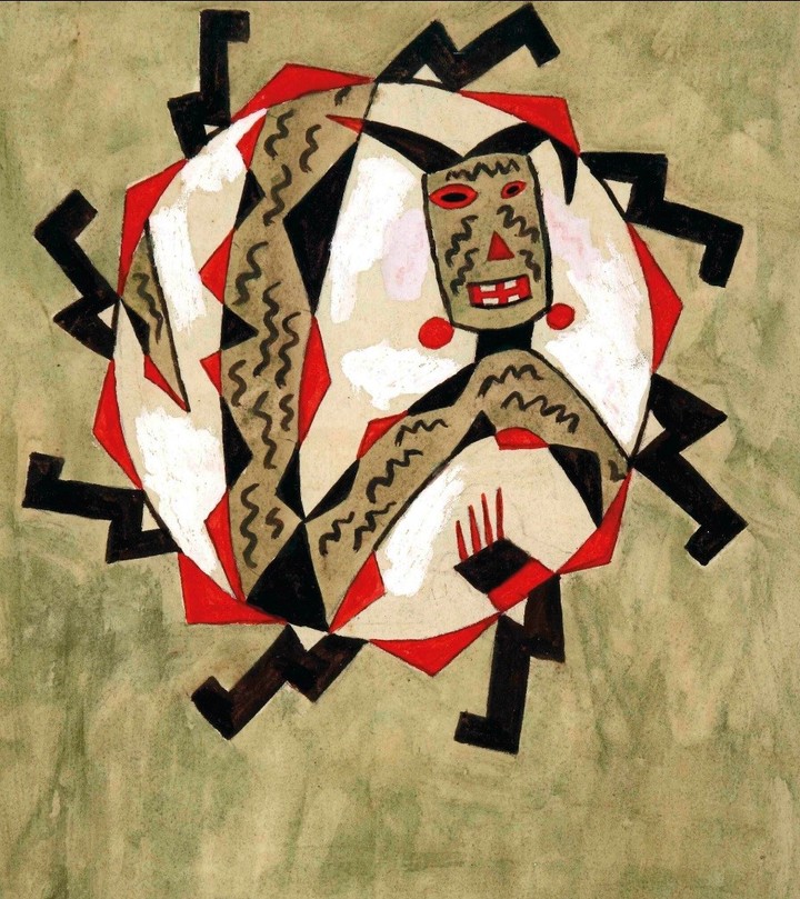 Sin título (Mandalas), de Xul Solar (1925), acuarelas. Foto: gentileza.