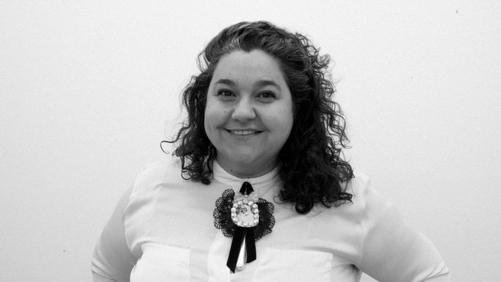 Herminda Lahitte, directora de Hache - galería de arte contemporáneo. 