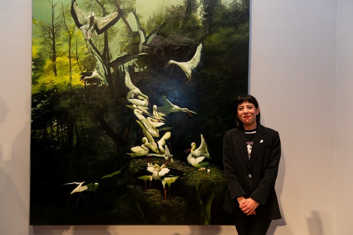 Samanta Abugauch, de Córdoba, por su obra de la serie Felices por siempre. Foto: gentileza.