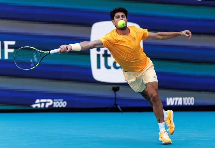Carlos Alcaraz vuelve al US Open y debutará ante el ruso Roman Safiullin.
(EFE).