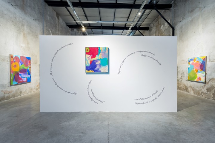 Vista de sala, Ama Amoedo, entre Dos lunas, Ungallery. Foto: gentileza.