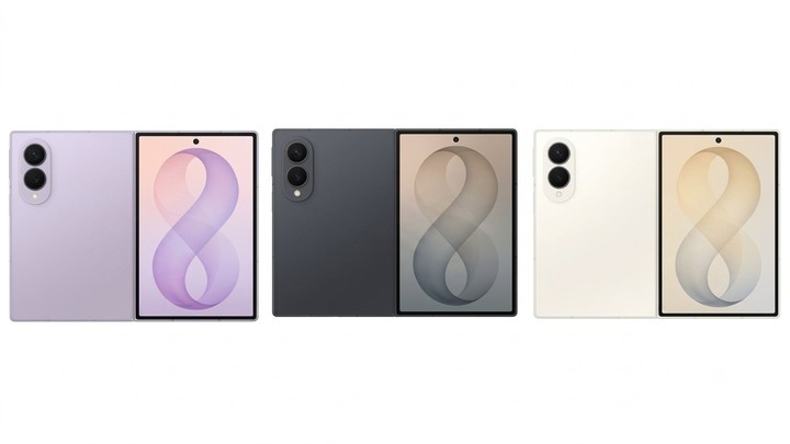 El nuevo diseño del Galaxy Z Fold 8.