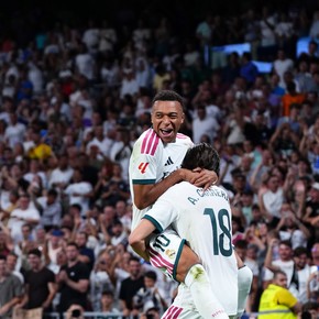 Con doblete de Mbappé: Real Madrid ganó y alcanzó a Barcelona en la cima