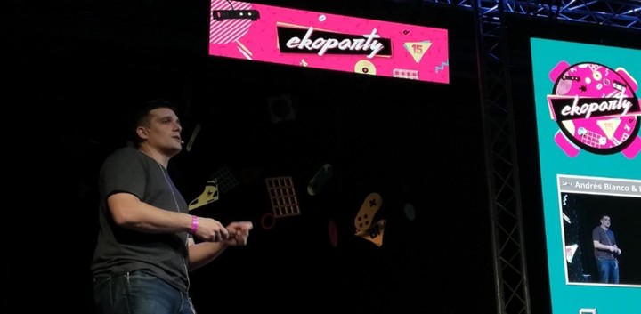 Blanco contribuyó con distintas investigaciones a la seguridad de las redes y chips. Foto: Prensa Ekoparty
