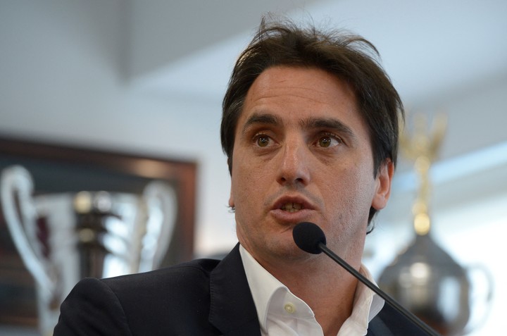 Agustín Pichot. (Photo by Juan MABROMATA / AFP)
