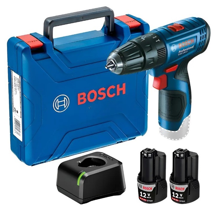 El modelo Bosch GSB 120-LI, para el segmento profesional.