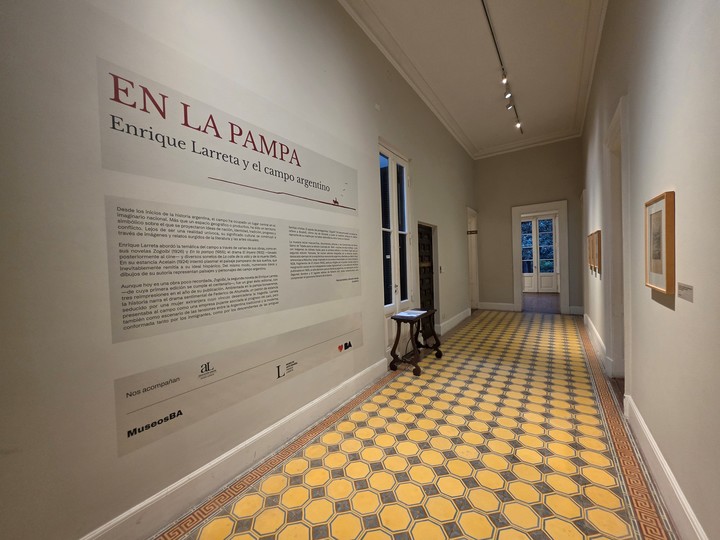 Muestra En La Pampa. Enrique Larreta y el campo argentino, en el Museo Larreta. Foto: gentileza Prensa Museo Larreta.