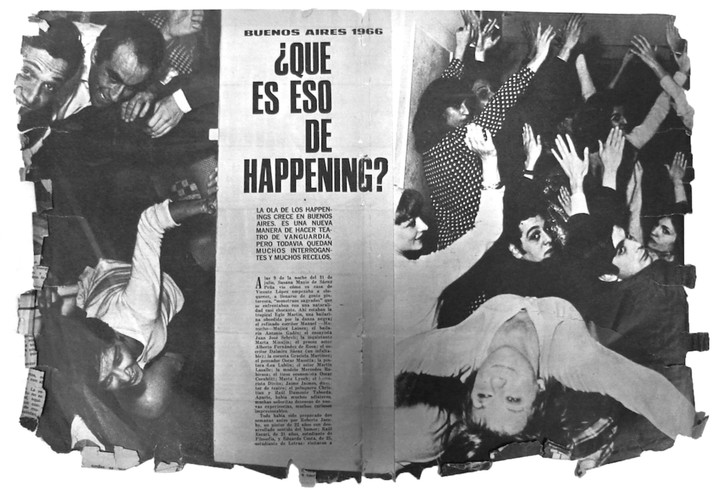 Roberto Jacoby. Antihappening o Happening para un jabalí difunto, 1966. 
