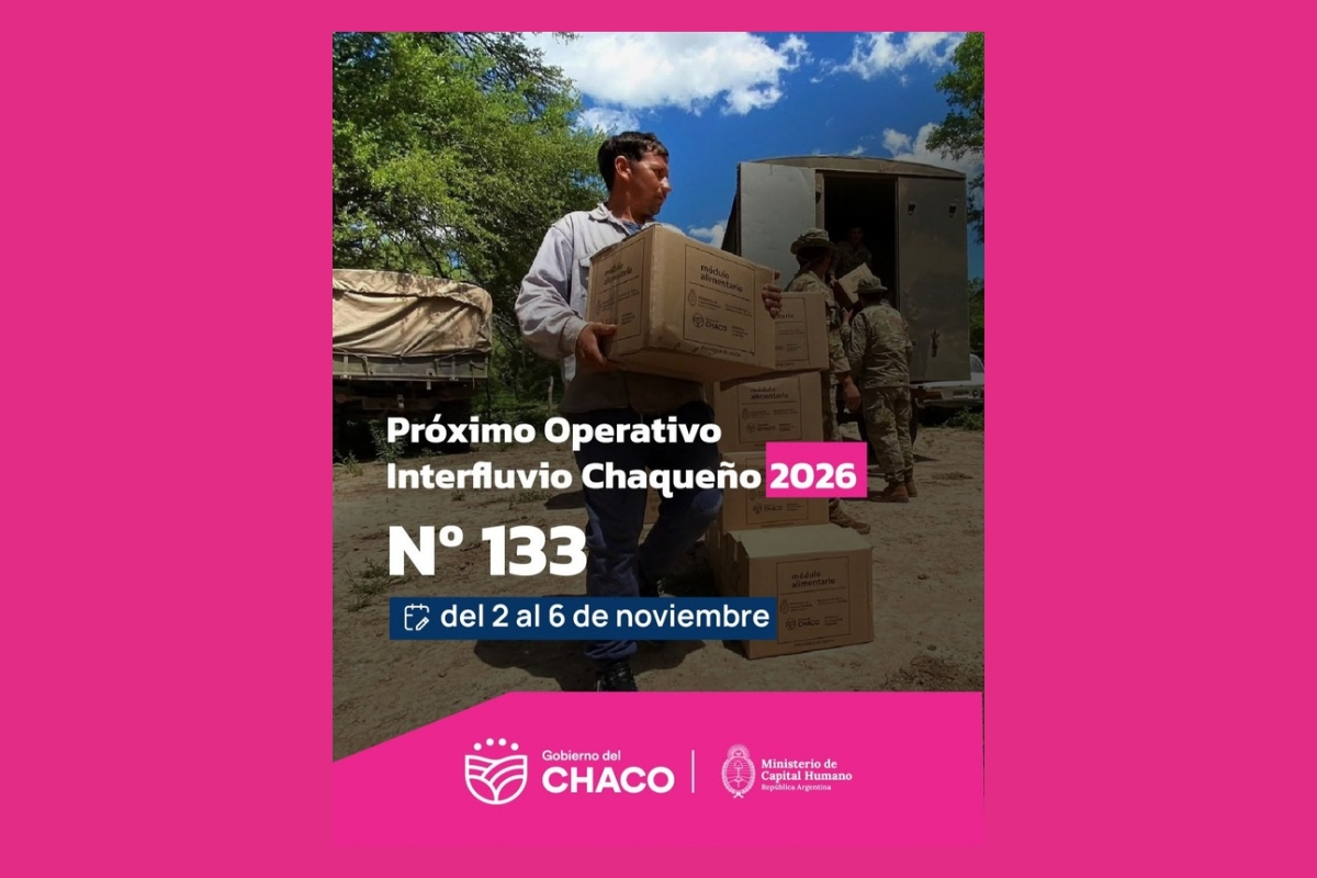 DESDE EL 2 DE NOVIEMBRE: NUEVO OPERATIVO INTERFLUVIO PARA ASISTIR A FAMILIAS DE EL IMPENETRABLE