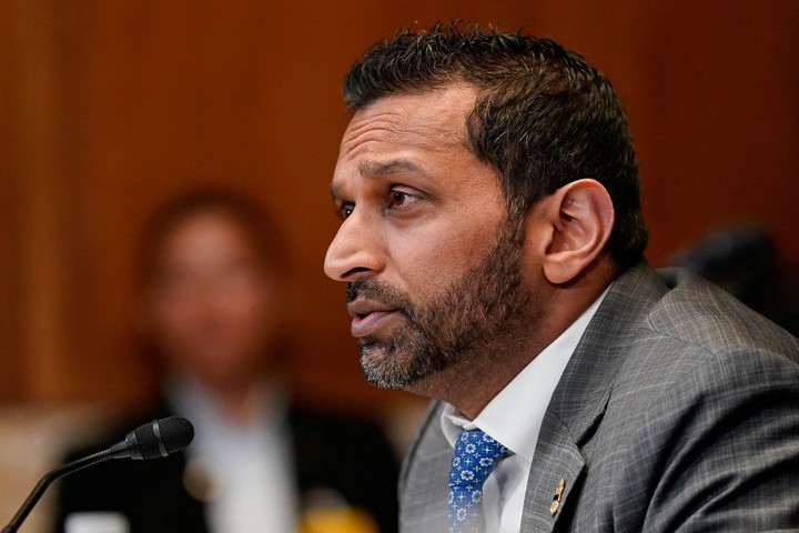 Kash Patel, director del FBI. Foto: Reuters