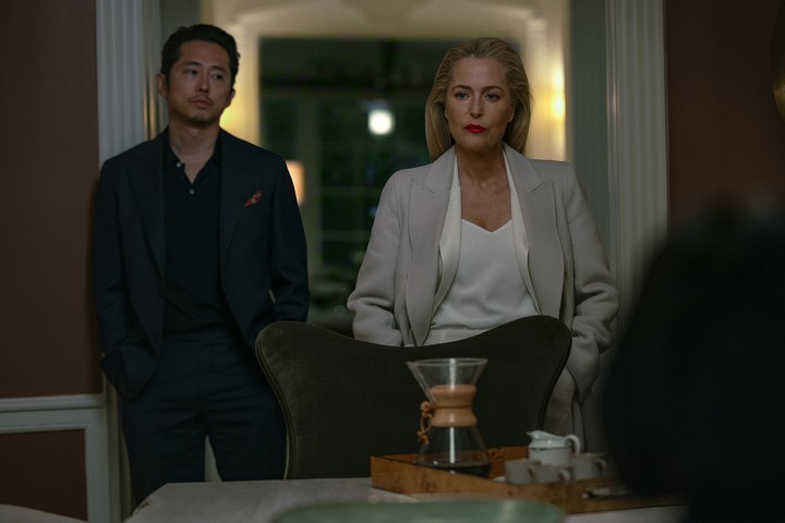 Gillian Anderson, la de "Los Expedientes secretos X", en versión gélida.