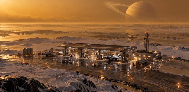 Estaciones de servicio espaciales: el próximo desafío para conquistar el sistema solar empezaría en una luna helada de Saturno